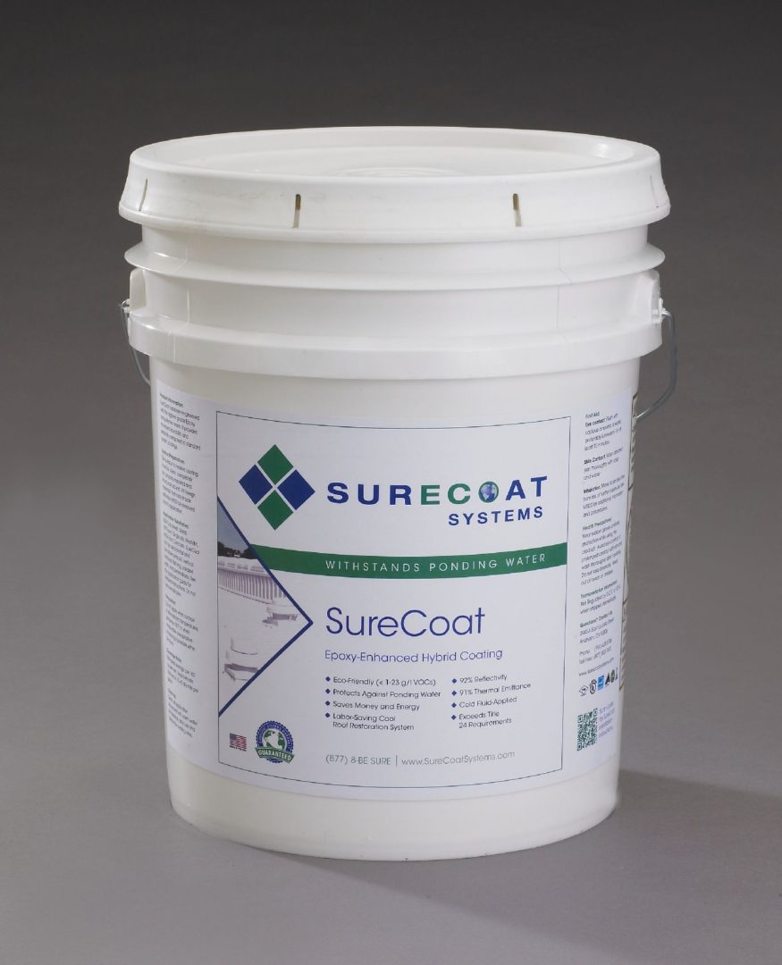 SURECOAT elastomeric roof coating