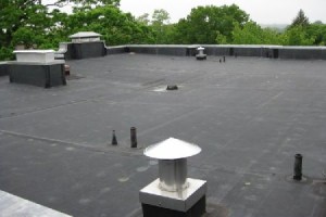 flat epdm rubber roof